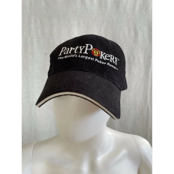 Masters Other - Masters Party Poker Unisex Hat Visor Cap Golf Black Adjustable 100%Polyester
